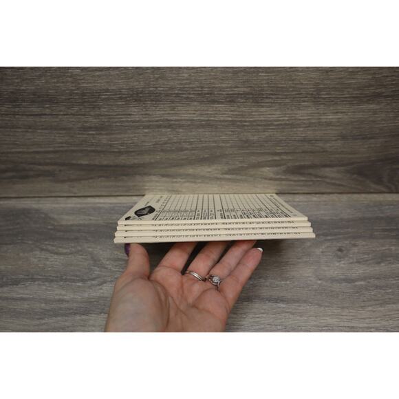 Vintage Yahtzee Score Pads (4) 1956 - 1972 in Original Box - Picture 10 of 11